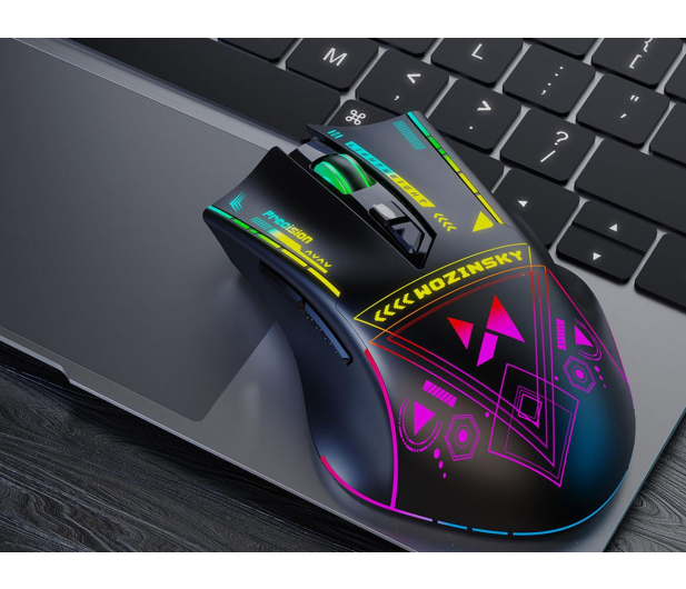 Wozinsky Mysz bezprzewodowa gamingowa optyczna 3200 DPI RGB WMGB-3200 - 1487904 - zdjęcie 6